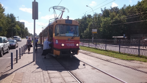 На юге Москвы прошла экскурсия на трамвае 