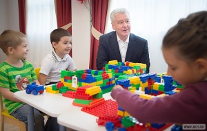 Сергей Собянин присутствовал на открытии новых детских садов на севере Москвы 