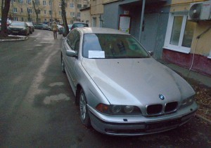 Автомобиль, обнаруженный на улице Орджоникидзе 