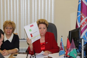 Татьяна Кабанова (справа) подвела итоги работы за год 