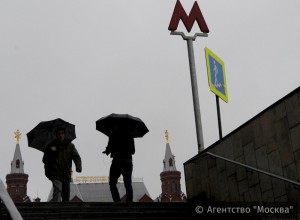 Сегодня в Москве наблюдался проливной дождь 