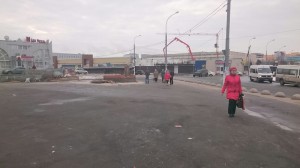 Место снесенных объектов на улице Кировоградская 