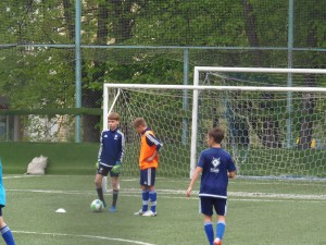 Занятие футбольной школы "Чертаново" 