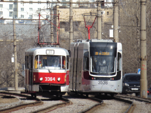Трамвайные пути в Москве 