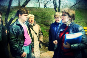 Пенсионеры района Донской посетили пешеходные экскурсии