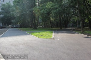 В Донском районе засчет парковок восстановили асфальт