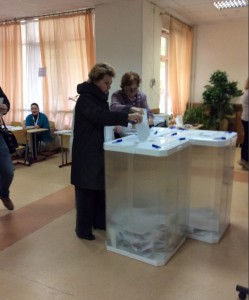 Татьяна Кабанова приняла участие в выборах кандидатов в Госдуму 