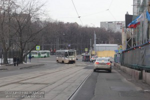 Трамвай в Донском районе 