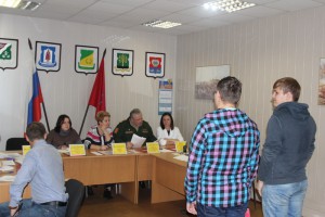Заседание призывной комиссии в Донском районе 