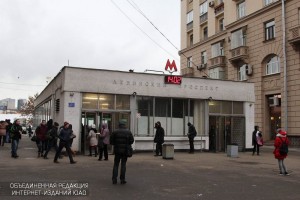 Северный вестибюль станции "Ленинский проспект"