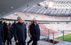 Сергей Собянин рассказал о реконструкции стадиона "Лужники" в Москве