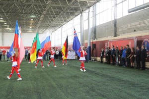 На футбольном матче, посвященном предстоящему Кубку конфедераций в Москве
