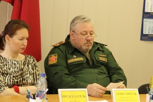 Комиссар Даниловского ОВК Александр Бадин. 