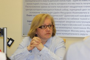 Председатель Совета ОПОП Екатерина Николаева на заседании Совета депутатов