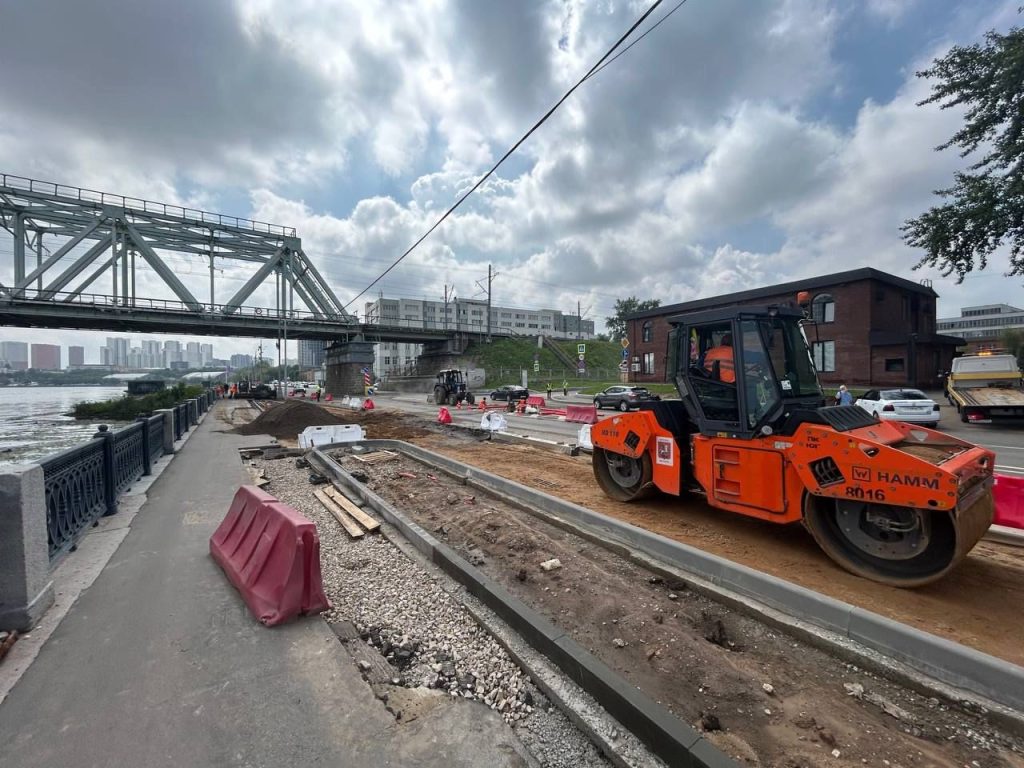 Новоданиловскую набережную Донского района благоустроят до конца августа. Фото: страница Управы Донского района в социальных сетях