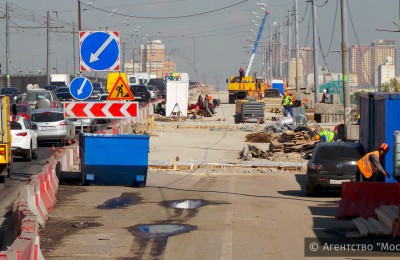 Ремонт Нагатинского моста закончат до конца года