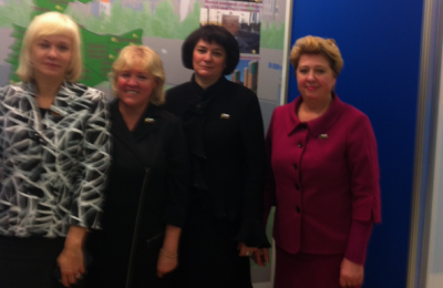 Глава МО Донской Татьяна Кабанова (крайняя справа) присутствовала на встрече с мэром Москвы Сергеем Собяниным