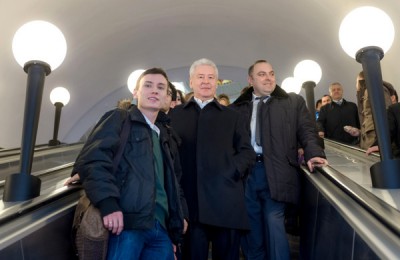 Сергей Собянин открыл станцию "Бауманская" после реконструкции