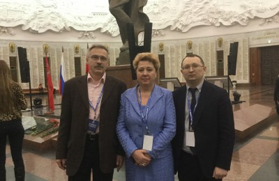 Татьяна Кабанова (в центре) приняла участие во встрече с мэром Москвы Сергеем Собяниным