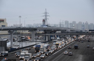 Выделенка протяженностью почти девять километров открыта на Ленинградском шоссе