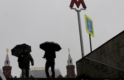 Сегодня в Москве наблюдался проливной дождь