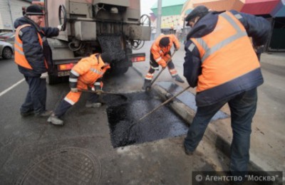 В Москве весной начнется масштабный ремонт дорог