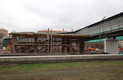 Строительство станции "Автозаводская" в ЮАО