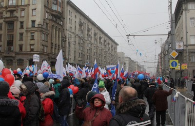 Митинг на Тверской улице