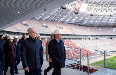 Сергей Собянин рассказал о реконструкции стадиона "Лужники" в Москве