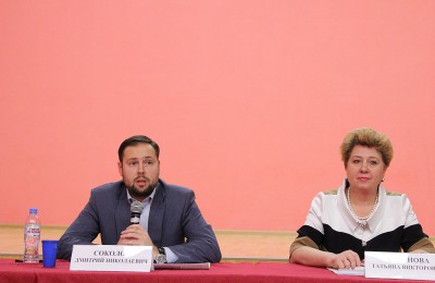 Главы управы Дмитрий Соколов и глава муниципального округа Татьяна Кабанова