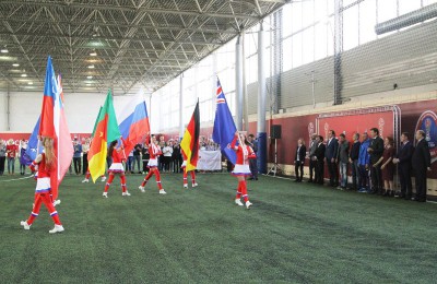 На футбольном матче, посвященном предстоящему Кубку конфедераций в Москве