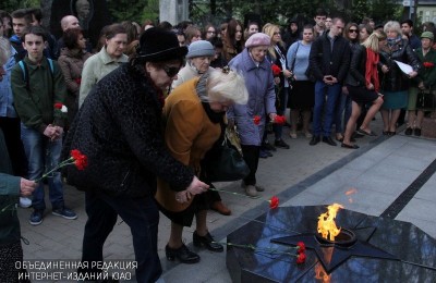 На митинге памяти в районе