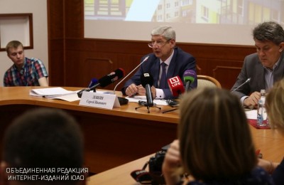 Сергей Левкин на пресс-конференции по вопросам реновации
