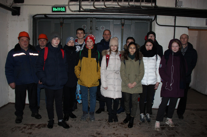 школьники ЮАО на сооружениях ГО