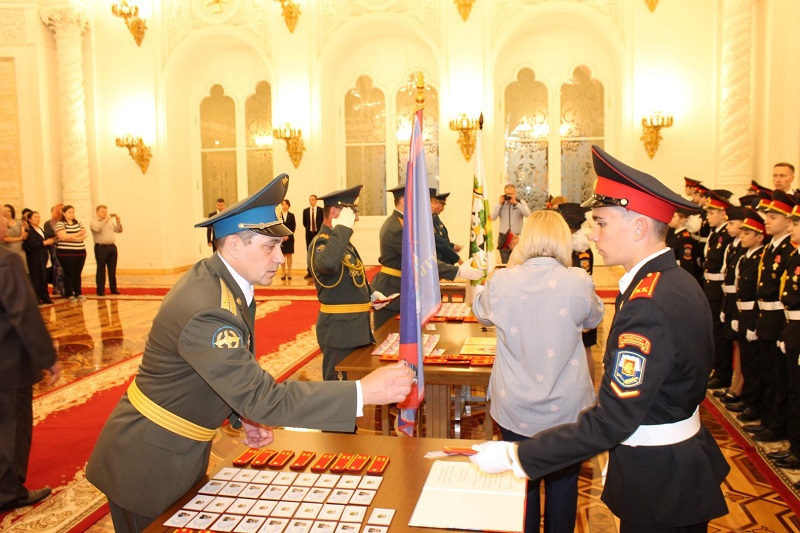 Кадеты Донского района приняли присягу в Кремле
