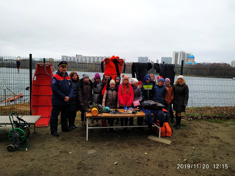 поисково-спасательная станции «Борисовская», экскурсия, школьники