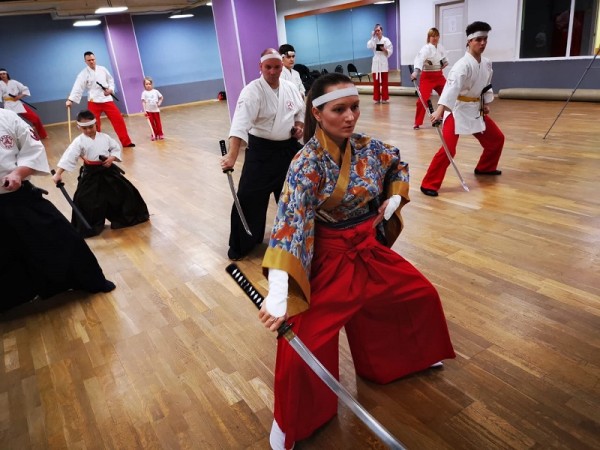 Российская школа ниндзя «Катэда Рю», Александр Байковский, Софья Калабекова, семинар, боевые танцы 5