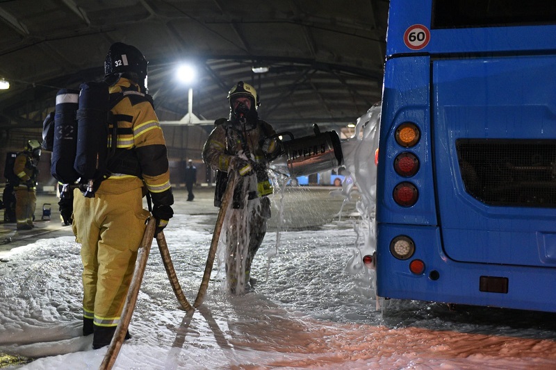 «Мосгортранс» совместно с Управлением по ЮАО Главного Управления МЧС России по г. Москве