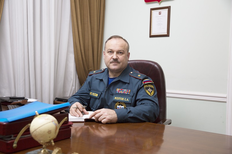 начальником Главного управления МЧС России по г. Москве назначен генерал-майор внутренней службы Сергей Желтов