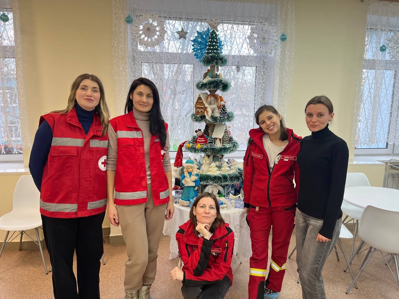 Представители «Красного креста» посетили центр имени Груни Сухаревой. Фото: страница Центра имени Груни Сухаревой в социальных сетях