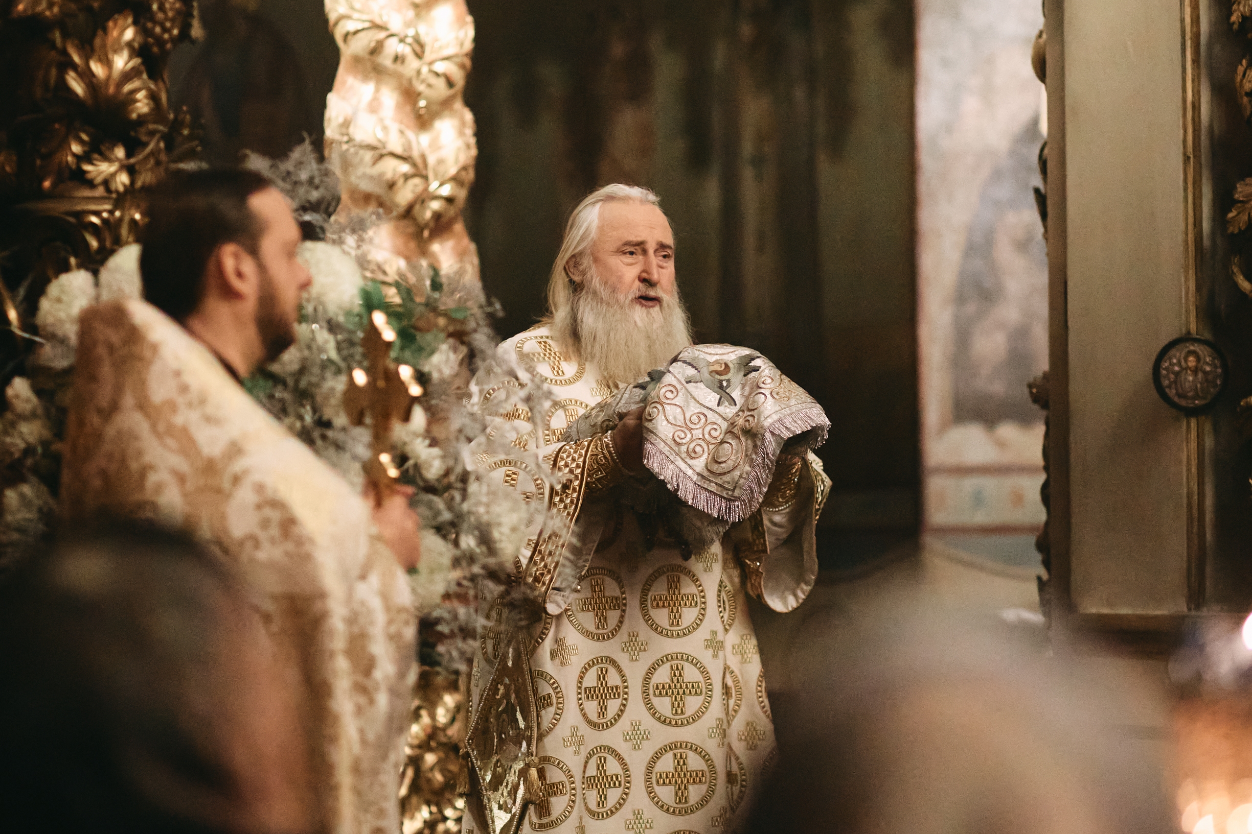 Праздничные богослужения в рождественскую неделю провели в Донском монастыре. Фото: официальная страница Донского монастыря в социальных сетях